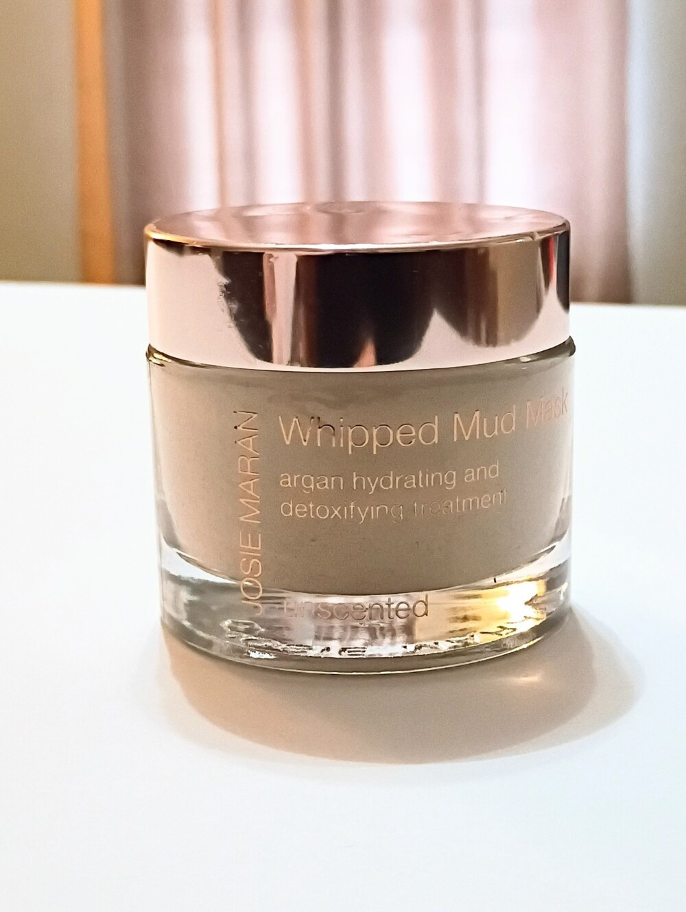 NEW Josie Maran Whipped Mud Mask Unscented 1.7 Oz Argan Hydrating Mask